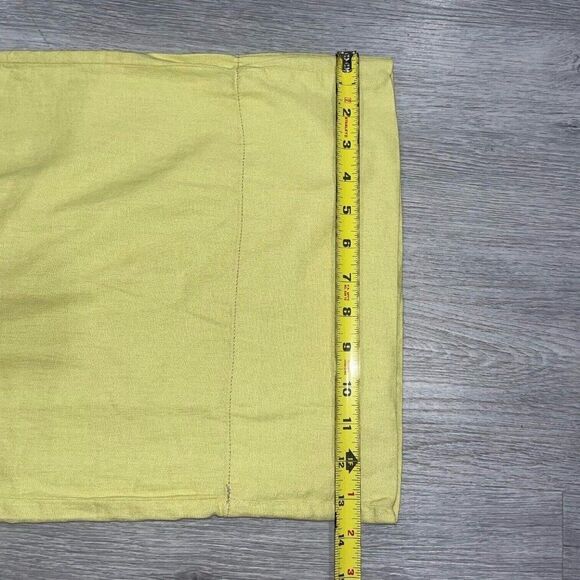 Free People Wide Leg Pants Women’s 6 Trousers High Waist Linen Blend Belted Boho - Picture 15 of 15